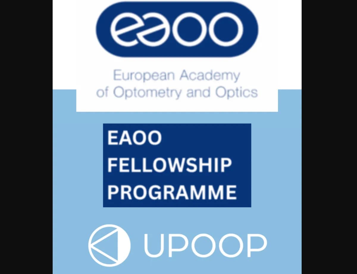 Abertas Inscrições para o Programa de Fellowship da EAOO (European Academy of Optometry and Optics)